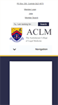 Mobile Screenshot of legalmedicine.com.au