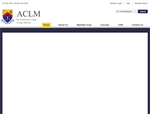 Tablet Screenshot of legalmedicine.com.au